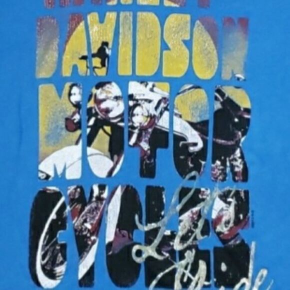 WOMEN'S Harley-Davidson t-shirt.  Size medium. - Picture 2 of 6